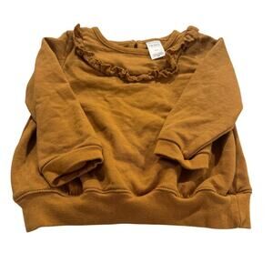 Carter's Baby Girl 18M Saffron Long Sleeve Shirt